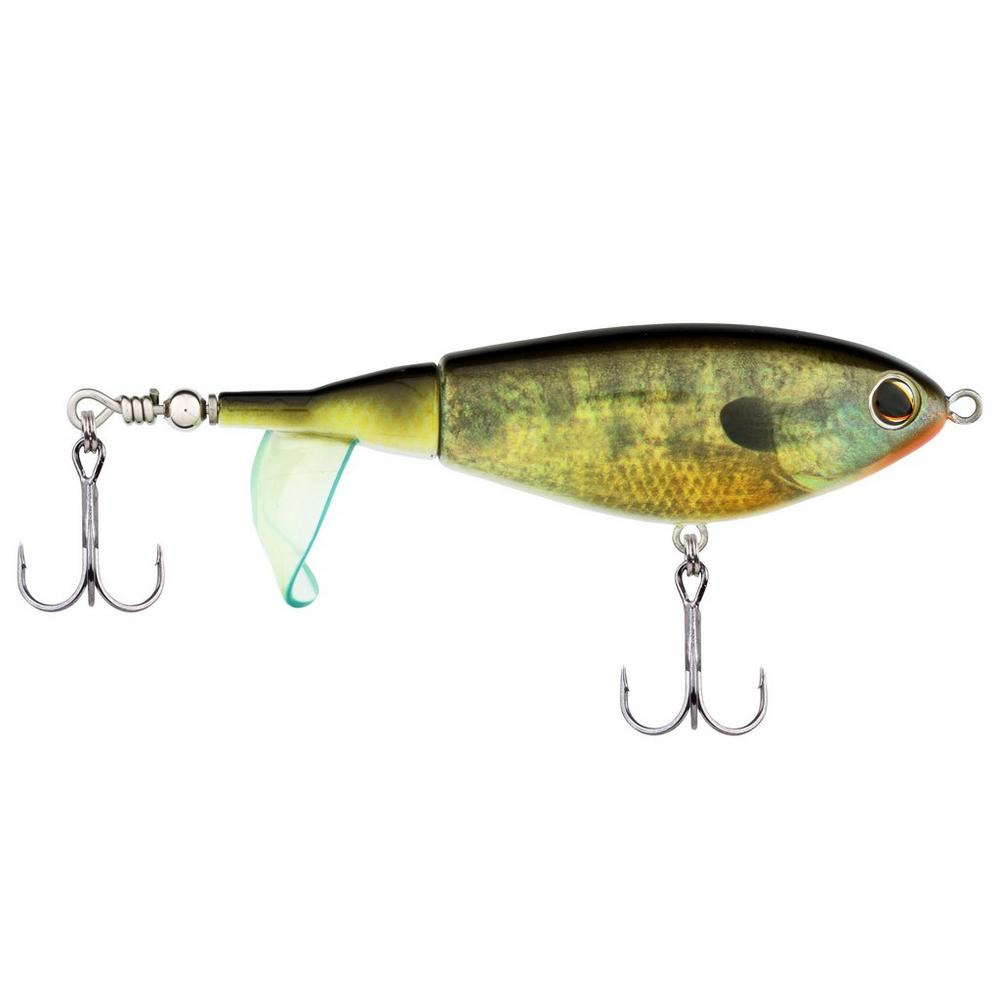 Fishing lure with a detailed design on a white background